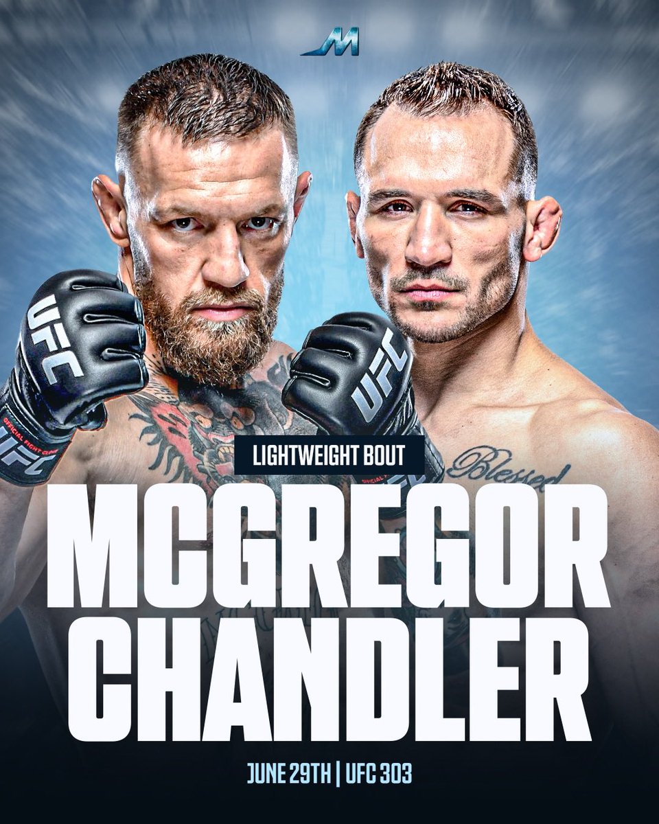 Breaking: ‼️@TheNotoriousMMA vs. @MikeChandlerMMA will get announced on Thursday at the #UFC300 presser per sources and they will face-off. Full Story: 🔗 👇 #UFC300 #UFC303 #ConorMcgregor #MichaelChandler