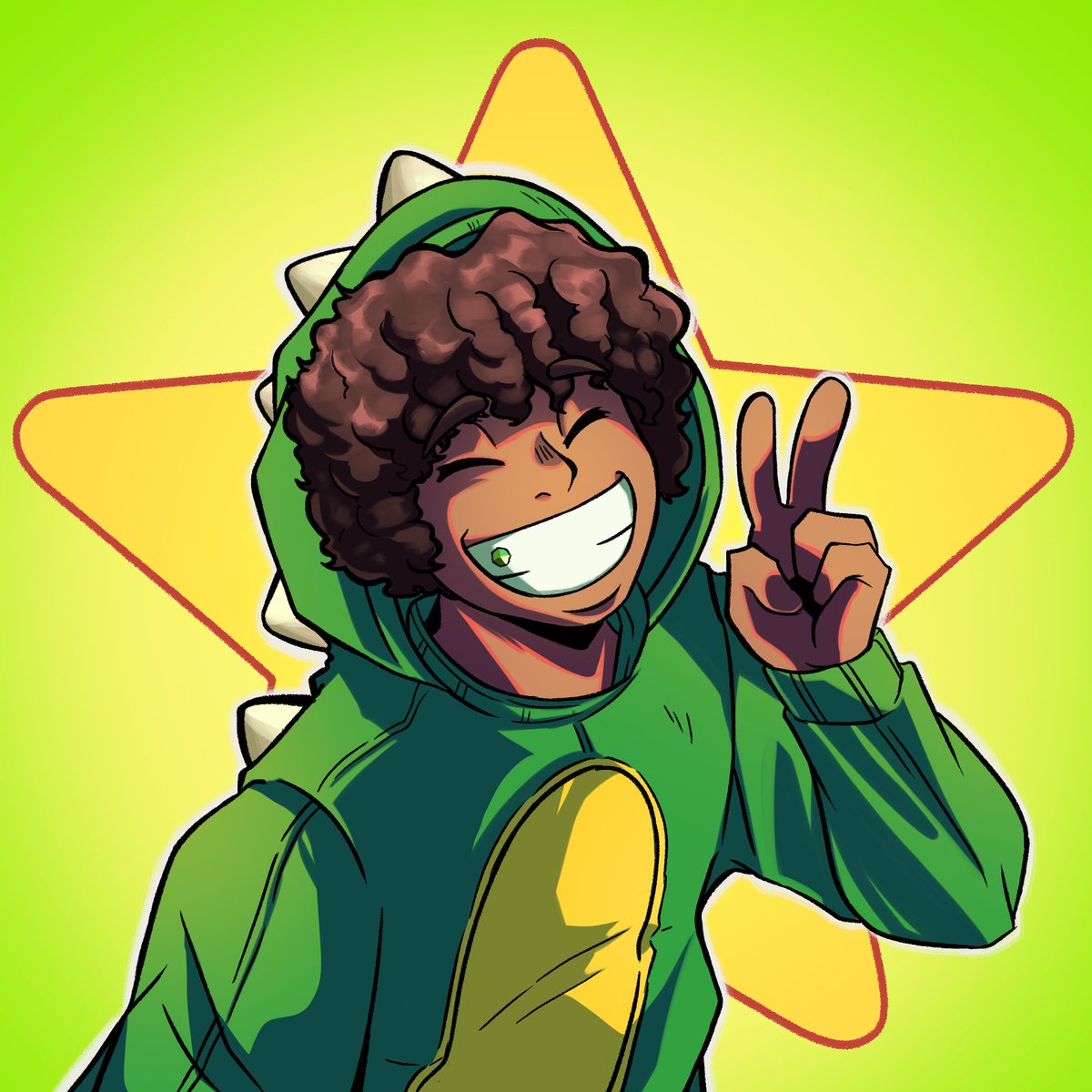 ZEK0SAUR's tweet photo. I’ve always wanted something that would represent me. Something that will help me identify myself even in a room full of people.

Everyone knows me for Dinosaurs and the color green so why not make it a trade mark? 

We officially have branding!

DINOG⭐️NG https://t.co/6HErhd7SMY