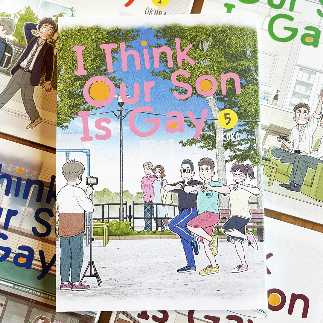 #ICYMI! We’re not crying, you’re crying! 😭 The final volume of I Think Our Son Is Gay is on sale now wherever books are sold!