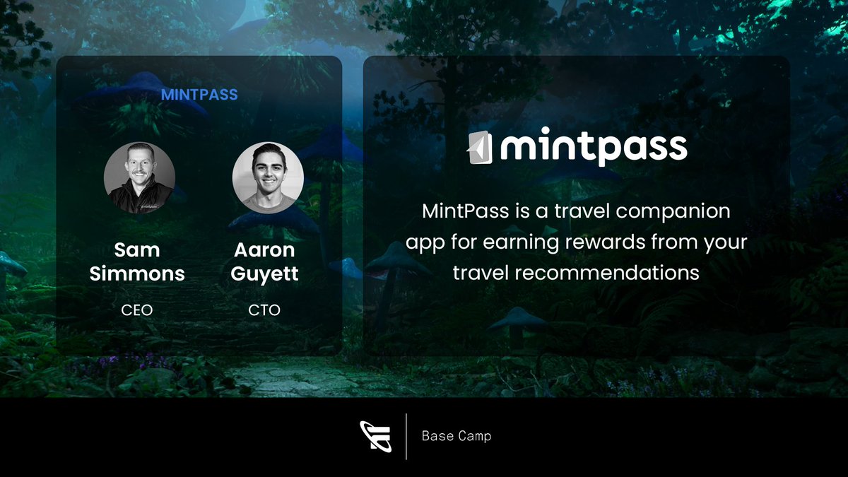 Meet the Futureverse Base Camp Accelerator graduate @MintPassTravel building a platform for earning rewards from verified travel recommendations. 📍