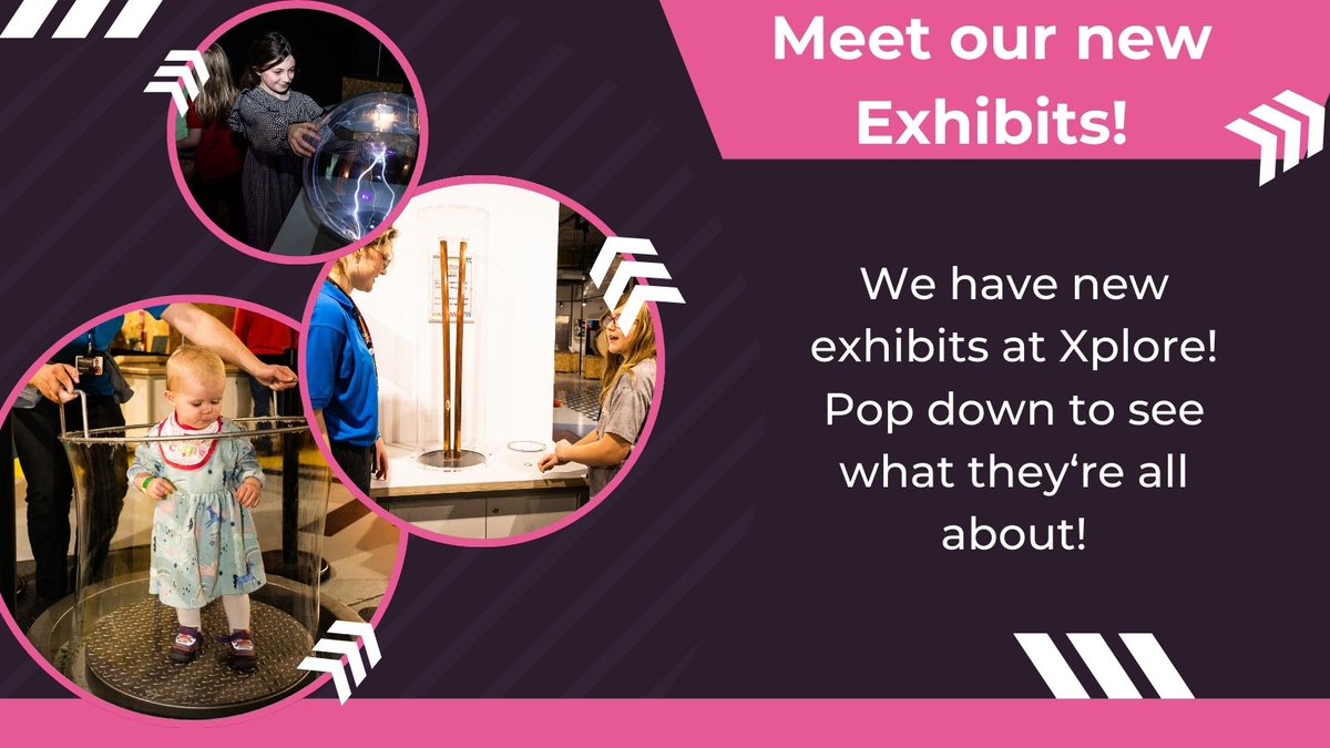 Have you met our new exhibits yet? 🤩 We now have plenty of new exhibits and themes to choose from! Launch a rocket, stand in a bubble and marvel in the magic of the Jacob's Ladder! ⭐ Get your tickets here 👉 bit.ly/3vmZrTv