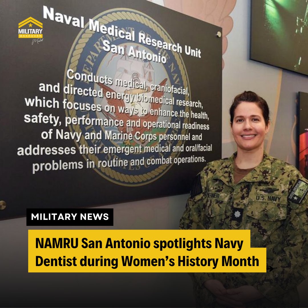 Cmdr. Rachel Werner, from Cocoa Beach, Florida, is a highly skilled woman in @NavyMedicine, serving as the acting chief science director at Naval Medical Research Unit (NAMRU) San Antonio for 15 years, beginning as an ensign in the Navy Reserve in 2005. Thank you, Rachel Werner!