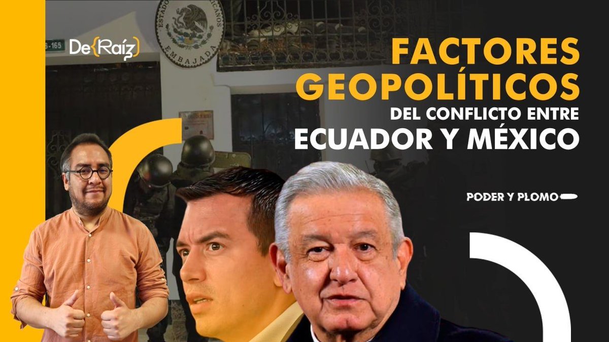 ¿Qué motiva el ataque a la embajada mexicana en Ecuador? Según Silvina Romano del @ObLawfare, esto es visto como parte de la estrategia de lawfare de la derecha local, influida por su cercanía con EE.UU.

🎙️@pedrocosmonauta informa en #PoderYPlomo.
👉buff.ly/3TRD9aT