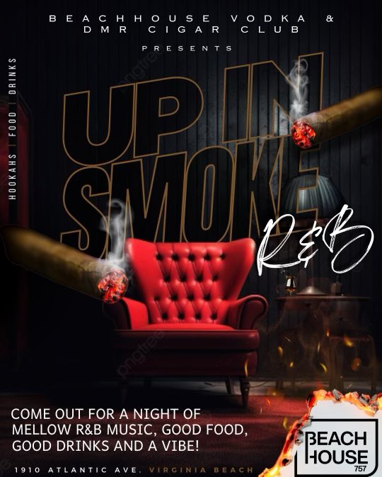 diversellc's tweet photo. On this 70°Day 
Come hang out with D.M.R. 
on the patio at the Beachhouse 757 from 6/10pm for happy hour. 
Drinks 🍷🍺🍸🍻🍹🥂
Food🍔🍗🍤🍟🌭🍗
Cigars 💨💨💨💨💨💨💨
Sound Track by Remel Watson AKA 
DJ A 1one
Tell a friend bring a friend https://t.co/TPszhKDSbV