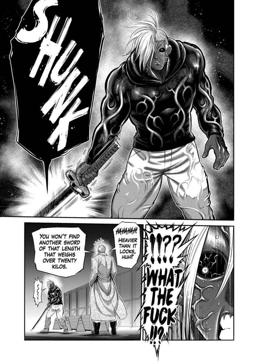KenganWarDog's tweet photo. 🔴|| I fucking called it.
I fucking called this would be an Escanor “this is a one-handed sword” scenario https://t.co/VGvGfMBVJJ