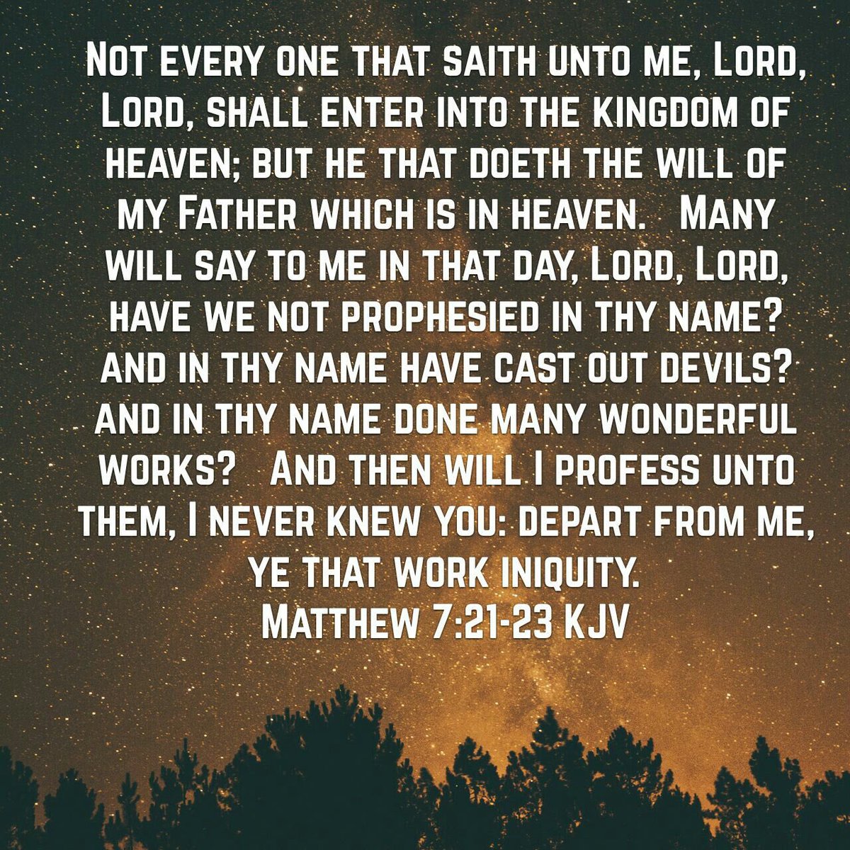 Not all are going to heaven … ✝️1345✝️ @F8thful_souls @innov820 @dorseyla3 @RondaR3023 @TurnSeattleRed @RedState66 @RAGINxCAJUN @Patrick7088 @hellzxcajun @Miss_Mel_Leigh @GaryWalters66 @MayflowerCruise @DDogg66 @SnooksBabyGirl @2007Bowler @Theboops01 @Trumpgirl_45_ @gowally22…