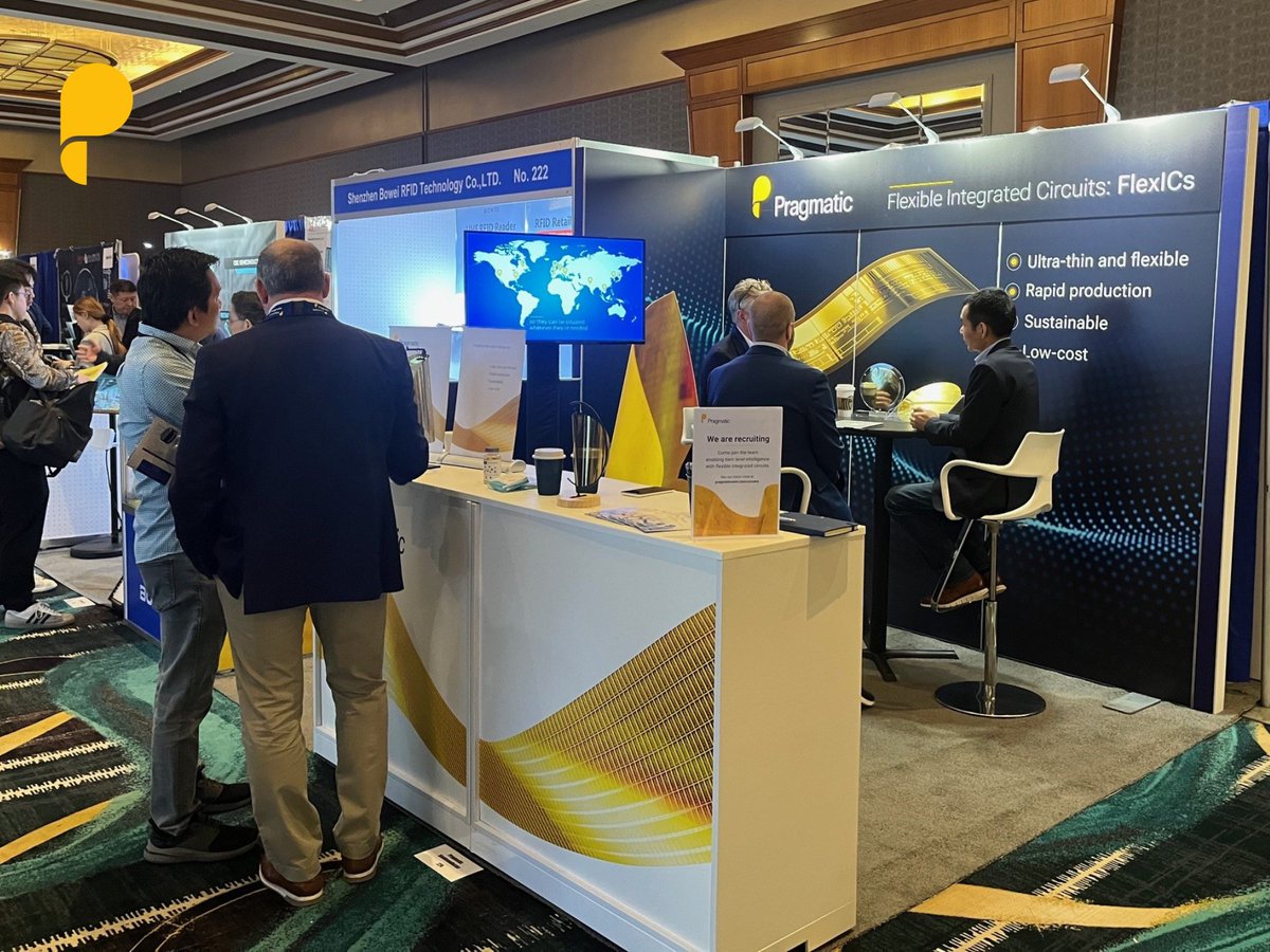Attending @RFIDJournal Live this week in Las Vegas? Stop by to our Booth 224 to see our unique Flexible Integrated Circuit (FlexIC) technology on 300mm wafers, example FlexIC-enabled NFC applications and meet our team. We look forward to seeing you! #RFIDJournalLIVE #RFID