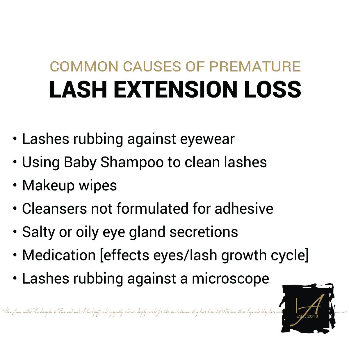 Causes of premature lash extension loss #azlashtechniciancourse #azlashes #lashes #xtremelashesscottsdale #scottsdalelashes #lashtechnician #lashretentiontips