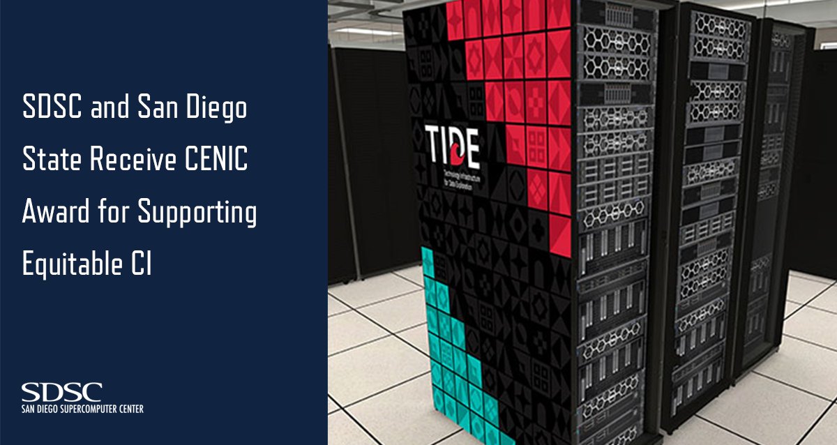 The TIDE Project, which is interconnected and accessed via the CENIC network, provides greater access to high-performance computing resources for @calstate researchers and their students. ow.ly/bjjg50RcAgF