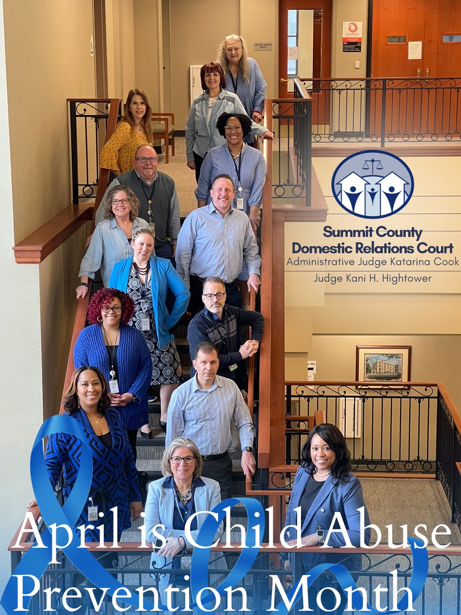 We wear blue to show support for @SummitCountyChildrenServices and to kick off National Child Abuse Prevention Month. Every child deserves a safe, nurturing environment. 🌟 Together, let's raise awareness and build a stronger, safer community for our children.  #SummitwearsBlue