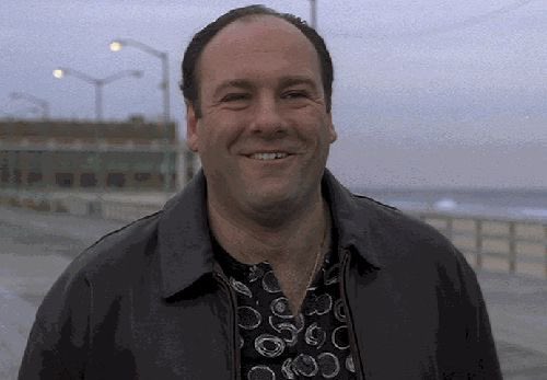 Harold_Leader_'s tweet photo. Tony Soprano if he actually listened to Carmela and found Jesus https://t.co/1KkZPeksm7