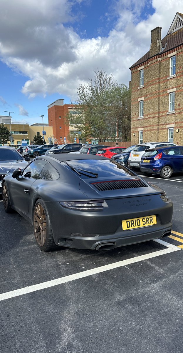 Matt Black 991.2 Carrera spotted, thoughts on this as I don’t think it works …