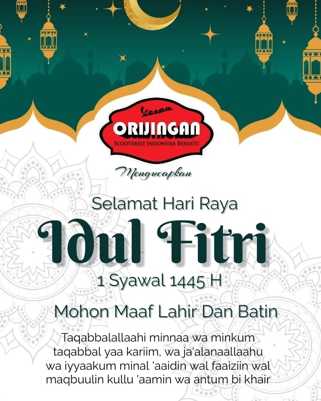 Minal Aidin Wal Faidzin ya 🙏 Mohon maaf lahir dan batin.