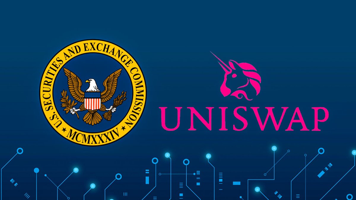 The SEC just declared war on crypto.

Uniswap is the LARGEST decentralized exchange (DEX) in existence.

Has over $2 trillion in total volume since its launch in 2018.

Ranked #1 in most metrics including over $6.1B in TVL.

Today Uniswap Labs received a Wells Notice from the