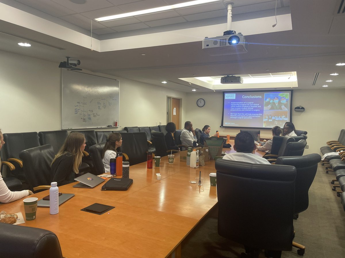 Thank you @TheZenOfSurgery for giving @DukeSurgery grand rounds this AM on #DEI & #equity in surgical education & trainee assessment + dedicated session afterwards with @DukeSurgRes residents & @DukeMedSchool students! #SurgEd #MedEd @JMigaly @DukeBladegirl @LisaTracyMD