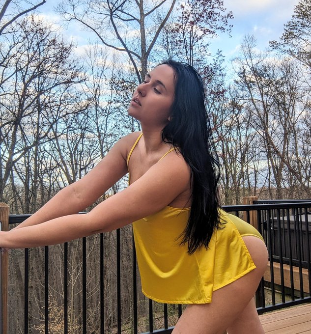 What? You don't hike in your yellow @katielaurapanty satin set?   Bts/tester shots from a fun photo set<a class="tags" target="_blank" title="On Twitter" href="/?out=eyJ0eXAiOiJKV1QiLCJhbGciOiJIUzUxMiJ9.eyJpYXQiOjE3MjIwMTE1NjIsImlzcyI6InR3cG9ybnN0YXJzLmNvbSIsIm5iZiI6MTcyMjAxMTU2MiwiZXhwIjoxNzUzNTQ3NTYyLCJyZWRpcmVjdF91cmwiOiJodHRwczovL3R3aXR0ZXIuY29tL2thdGllbGF1cmFwYW50eSJ9.3Lg9gOaPF_7OKx3bAMd5JuXUllp16-rBET-nzLh69gmOkPSHDzE0SwBYqbf5MgaOZVXZJyEQbGccsAonAxRiCQ">@katielaurapanty</a>
