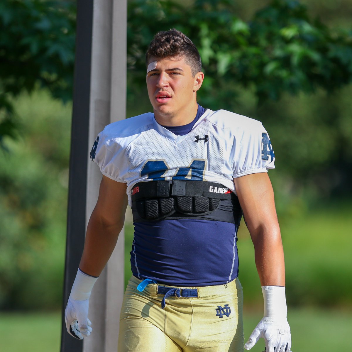 Notre Dame sophomore linebacker Drayk Bowen is on the verge of being an every-game starter for the Irish. 'This is something that I’ve dreamed of ever since I was a little kid. I feel like I’ve always prepared for this moment. I just gotta go take it.” on3.com/teams/notre-da…