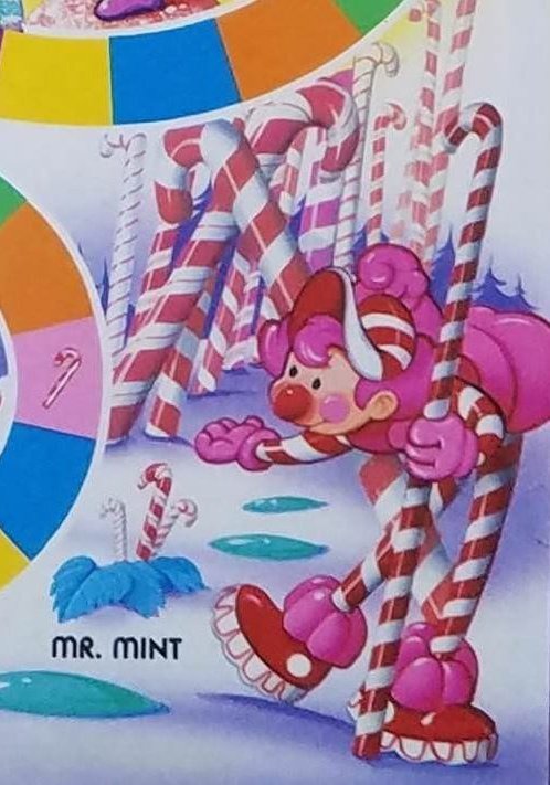 Cosmicscarecro2's tweet photo. Remembering my childhood crush on Mr. Mint. I remember playing candyland with my friends and always hoping I land on Mr mint. I mean he was cute come on. https://t.co/fiKpAaLGeW