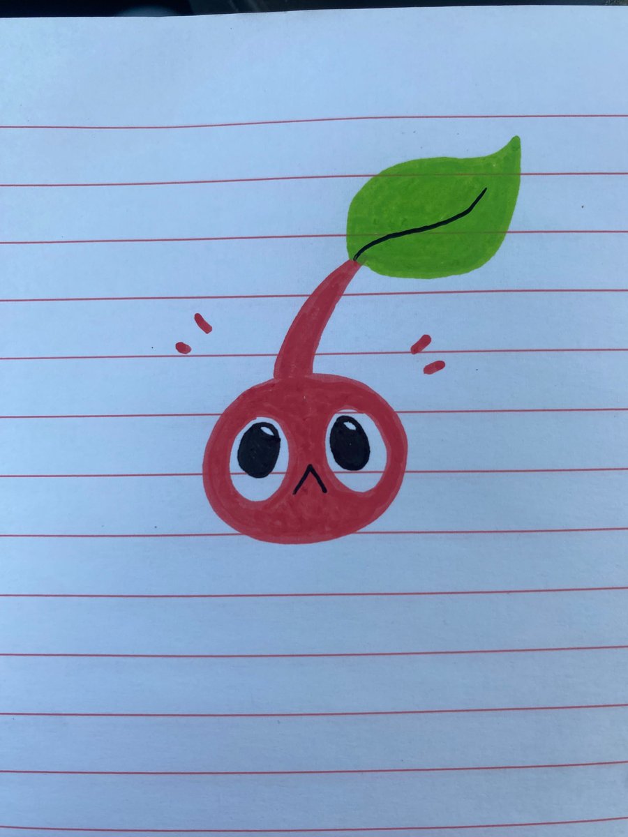 Got some posca pens today so I drew a tomatoe