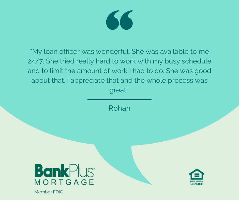 We love what we do thanks to our wonderful customers! Whether you have a question, you need to talk through your options, or you’re ready to purchase a home – the BankPlus Mortgage team can help. Find a loan officer and reach out today! bit.ly/3uau0RT