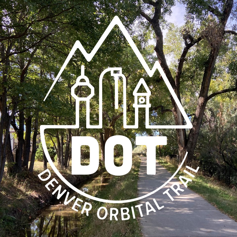 TormeyMike's tweet photo. DENVER! It’s time. SO excited to introduce a new walking route in time for Spring, ready to explore and love: the DENVER ORBITAL TRAIL (DOT for short!). It’s in the name - an epic 177-mile, 28-segment circle around the region! See more and get walking at https://t.co/nuJ5jId9GM. https://t.co/MsXQA91TFH