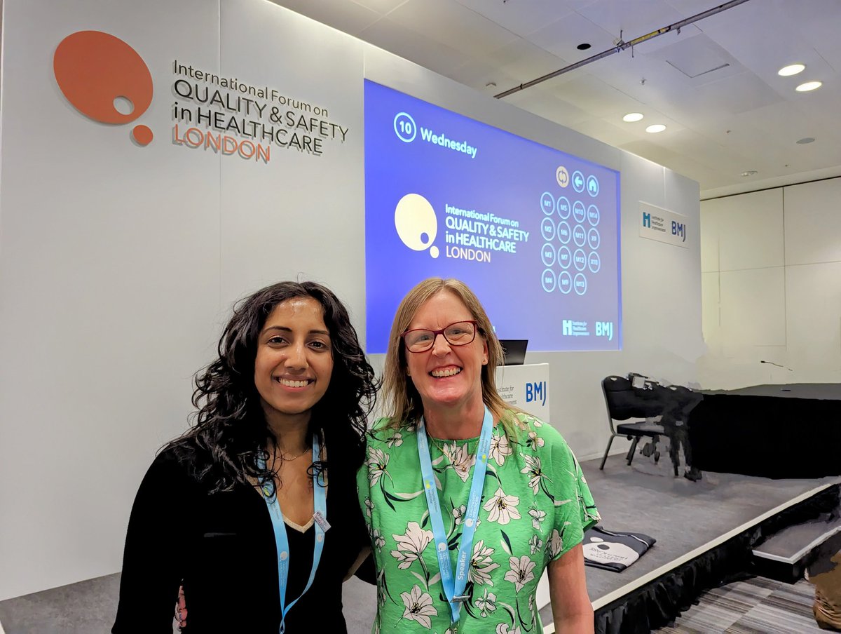 Fabulous first day @TheIHI #Quality2024 in London and got to spend time with @GabrielleAlphon . Session on #Coproduction as part of dream team @acserrao76 @muntma @ZebraOrphans @ballardridley @MarkAggy @helenlee321_lee @SarahMarieOB