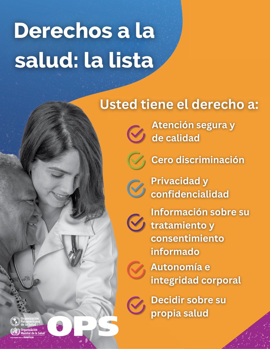 La @opsoms avanza en la implementación de la agenda de eliminación de enfermedades transmisibles y el abordaje de no transmisibles, como cáncer o diabetes, así como en fortalecer servicios de salud con énfasis en la atención primaria e introducción de innovación #MiSaludMiDerecho