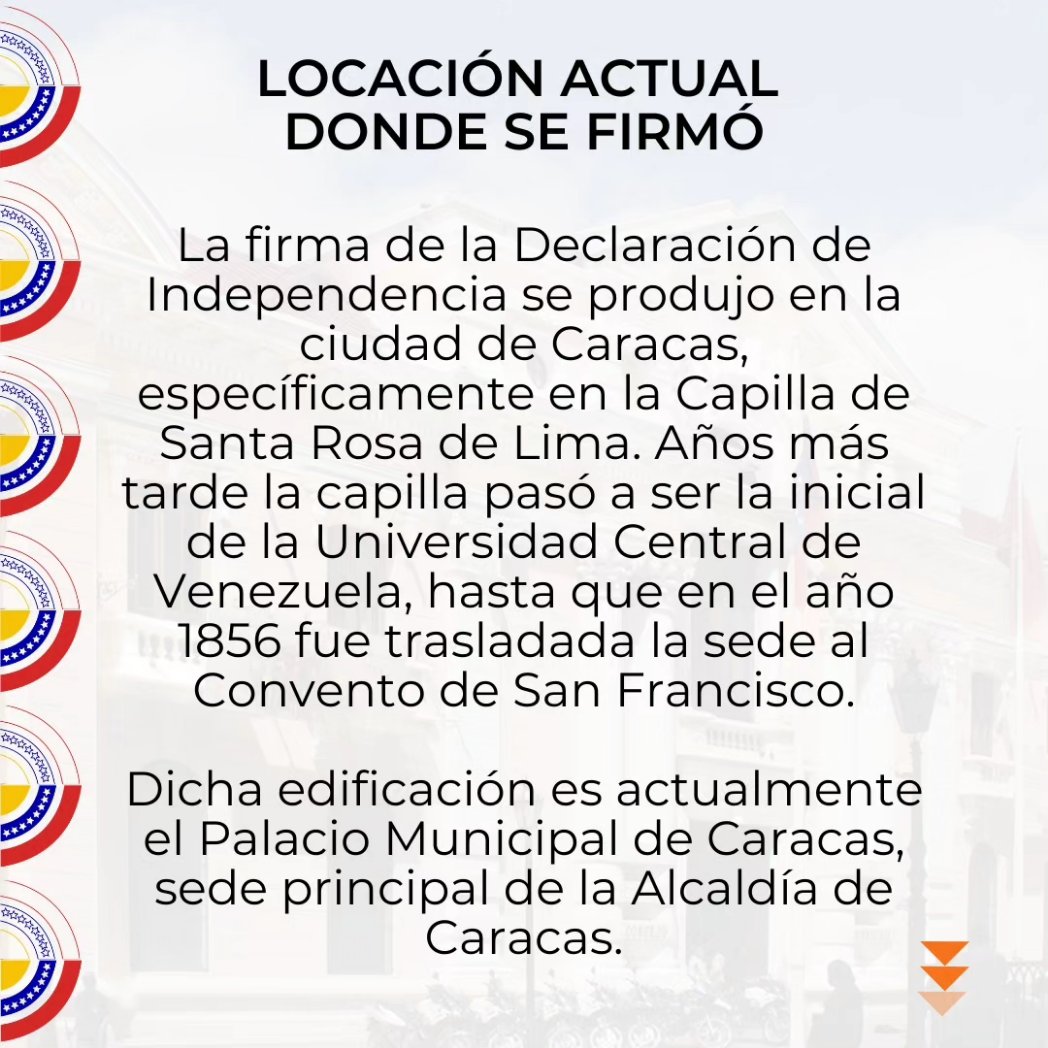 ¡Familia #UNEFISTA! Esta semana les traemos una nueva Píldora Cultural.   #Conoce algunas curiosidades de nuestra independencia. #CULTURAUNEFA #25AÑOSUNEFA #ExcelenciaEducativa #DESDE1999HASTA100PRE   @SandraOblitas @vladimirpadrino @FelixOsorioG