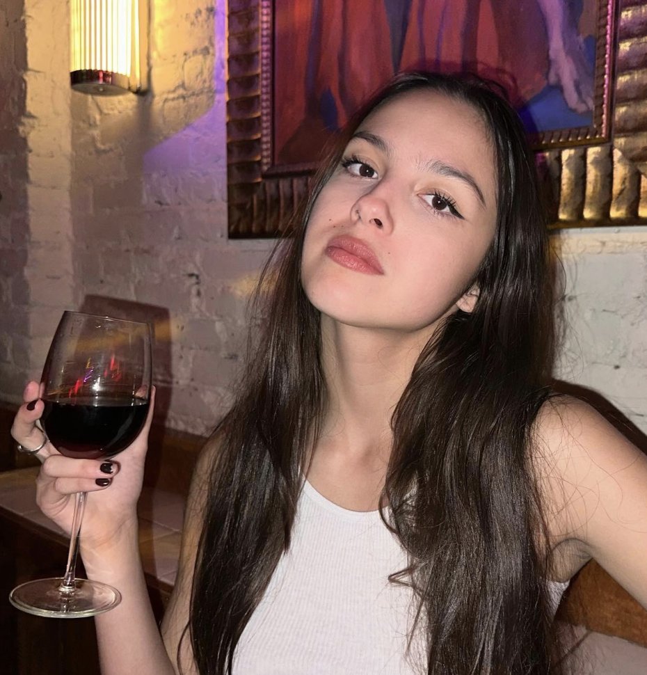 Middle of the week MOOD! 😝🍷 Listen to #OliviaRodrigo with us on the free @iheartradio app! 💜 Listen NOW ➡️ ihe.art/FEx8qfh