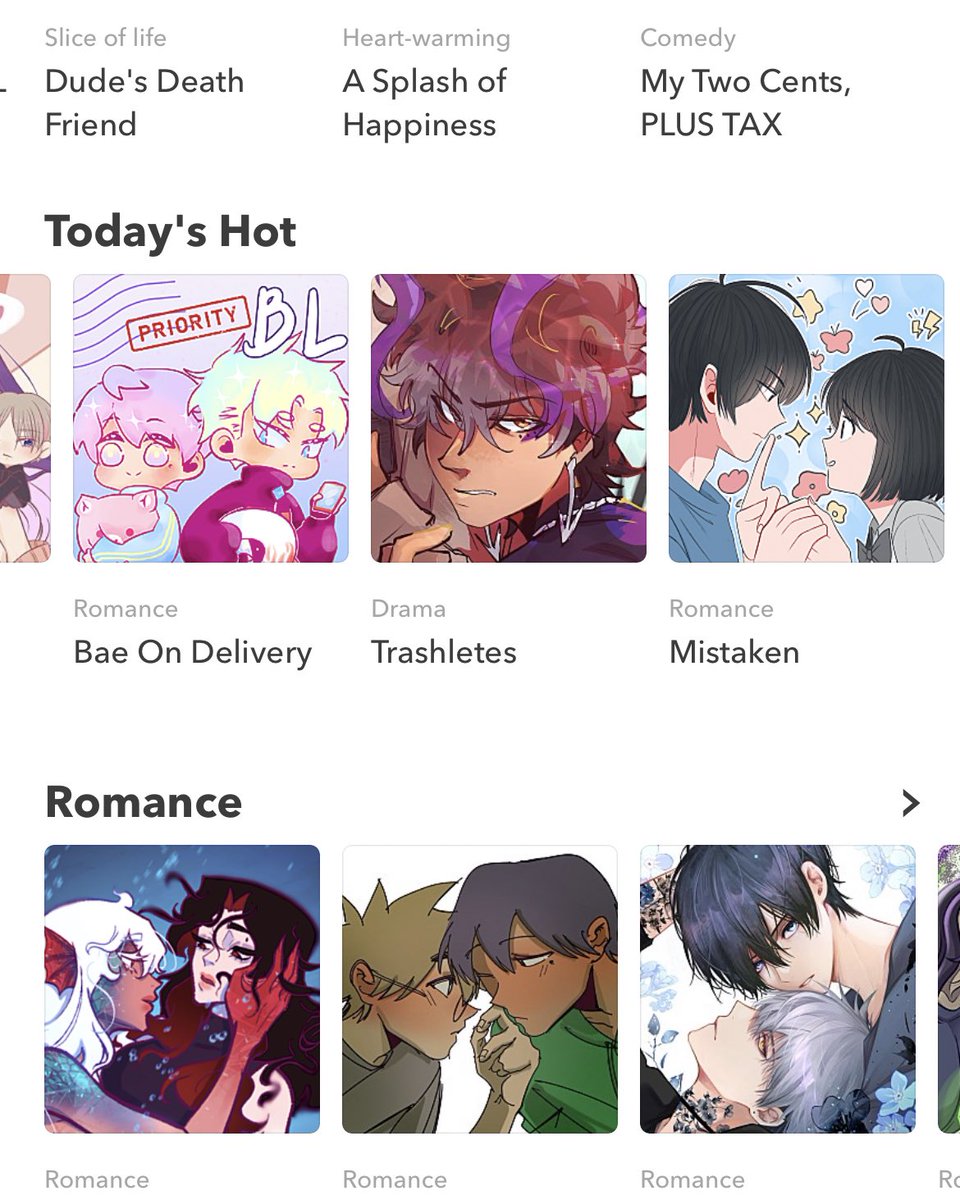 TRASHLETES IS ON TODAY’S HOT!! Thank you SO MUCH for the support on Webtoon I love you guys! 🫶🫶💕#webtoon <a href="/webtooncanvas/">WEBTOON CANVAS</a> 
Trashletes WT Link: webtoons.com/en/canvas/tras…