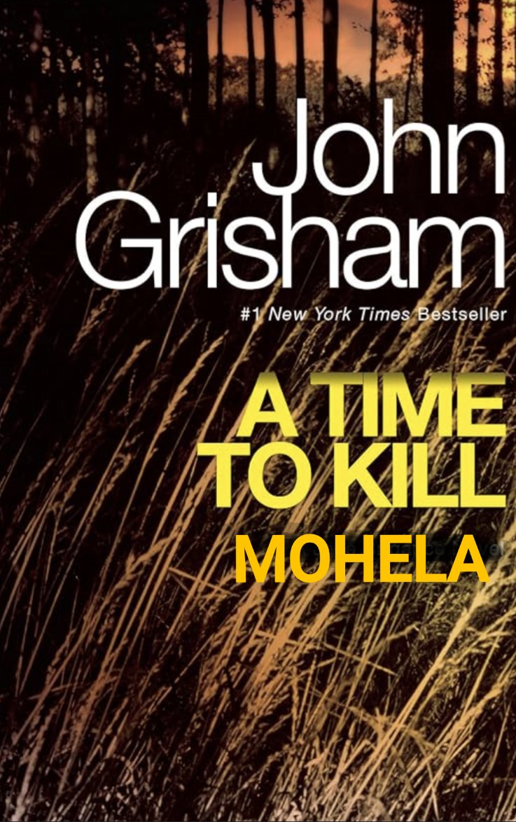 Time to Kill MOHELA by John Grisham!
#FIREMOHELA