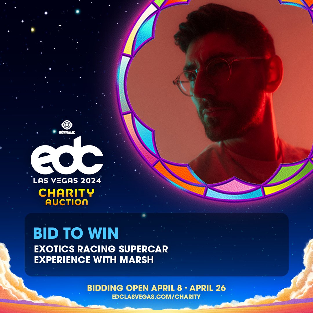 So stoked to be part of @EDC_LasVegas Charity Auction this year benefiting Camp Alamo and Share Village Las Vegas! Go to edclasvegas.com/charity to bid on a chance to win an adrenaline-fuelled adventure with me at @ExoticsRacing ! We’ll get the option to drive a bunch of