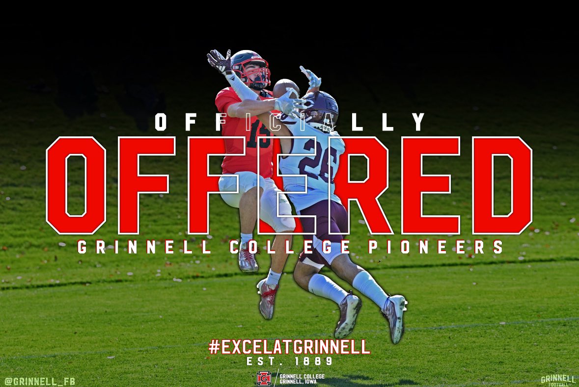 After a zoom meeting on Monday, and a phone call with @CoachArias_87 this afternoon, I am grateful to announce I’ve received an offer from @Grinnell_FB!! @StEdsAthletics @SESFootball @EraPrep @Andy_Villamarzo @DanLaForestFB @SSAAFootball @FlaHSFootball @SBLiveFL @ESPNTop63…