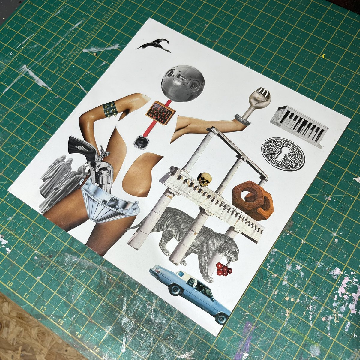 After a long hiatus from the NFT game I’m back creating. How is everyone? Here’s a WIP of my latest piece coming soon 🤙 #NFTartist