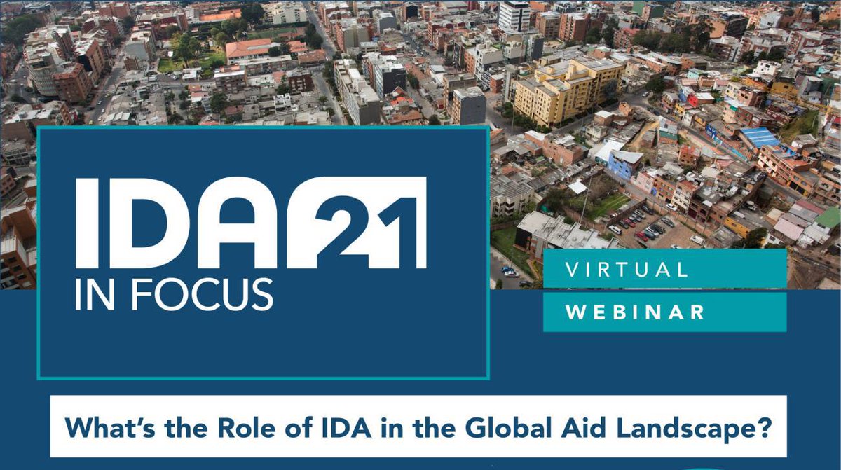 Did you miss our #IDAinFocus🔭 webinar on IDA's role in the global aid landscape? Catch the replay of this and previous sessions to gain a deeper understanding of how #IDAworks: wrld.bg/2a9650RcB5x #IDA21