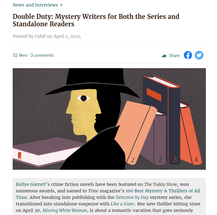 .@goodreads asked me to share some of my favorite crime fiction authors pulling double duty with both standalones and series and what I love about their work. goodreads.com/blog/show/2772