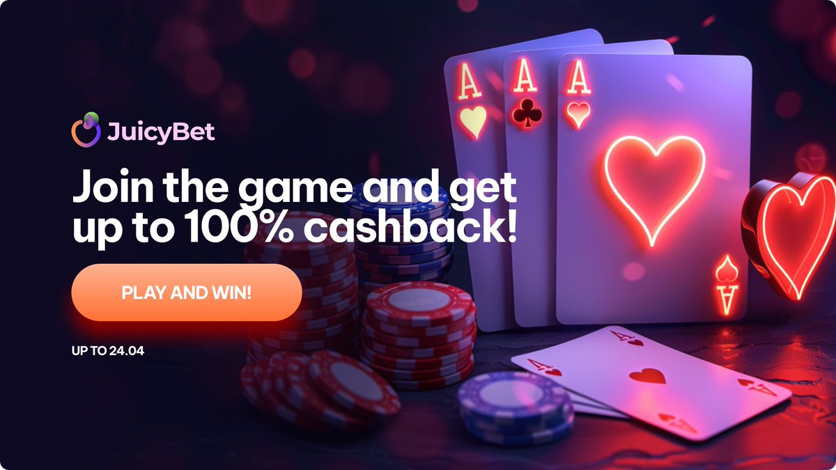 ◢ The first community-owned betting platform @YourJuicyBets is launching a HUGE promo: spin the casino and get up to 100% cashback for all lost funds! Cashback Tiers: ➜ 10% for losses between $100-$300 ➜ 20% for losses between $301-$1,000 ➜ 25% for losses over $1,001 ●…