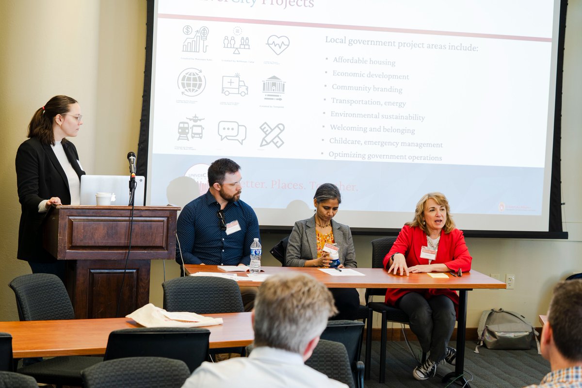 Grateful to participate in the Wisconsin Idea Conference! Many thanks to panelists Ben Fisher and Uchita Vaid from @UWSoHE and Mayor Anissa Welch from @MiltonWI! Wisconsin Idea Week is still happening. Check out events here: morgridge.wisc.edu/wisconsin-idea…