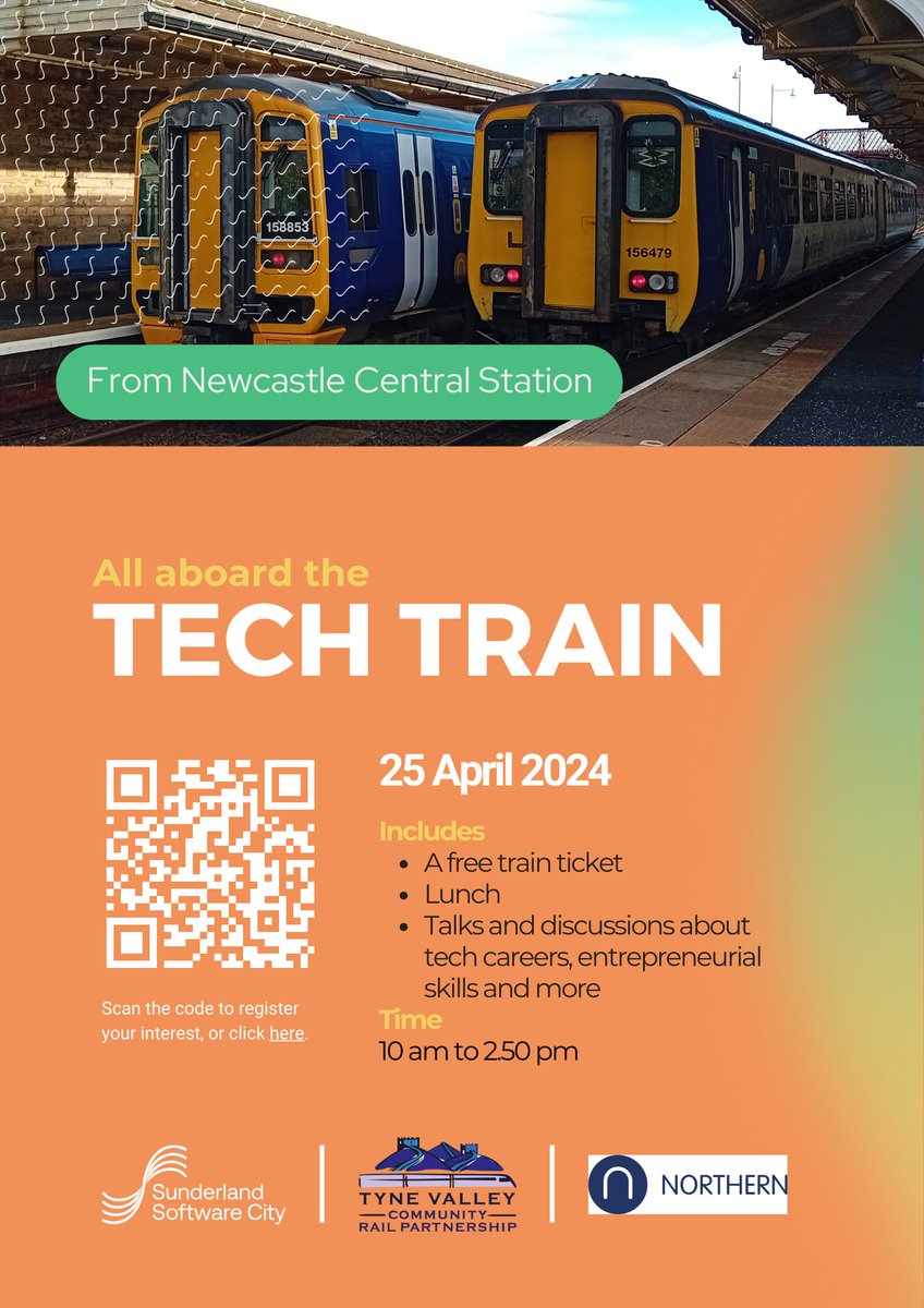 Would you like to improve your digital skills? Do you make arts/crafts which you would like to sell on-line but need help? And learn about using railway apps and staying safe whilst travelling? We're running a free course 25 April Sign up forms.fillout.com/t/616nTuKJ4Xus #communityrail