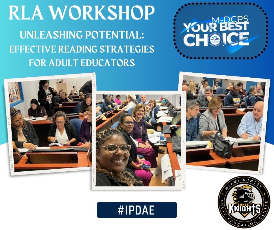 Ready to #amplifyandconnect at the RLA workshop. Thank you @IPDAE1 and Mr. Santana for an excellent professional development session. #YourBestChoiceMDCPS @SuptDotres @mantilla1776 @susymauri @IPDAE1 @MDCPS