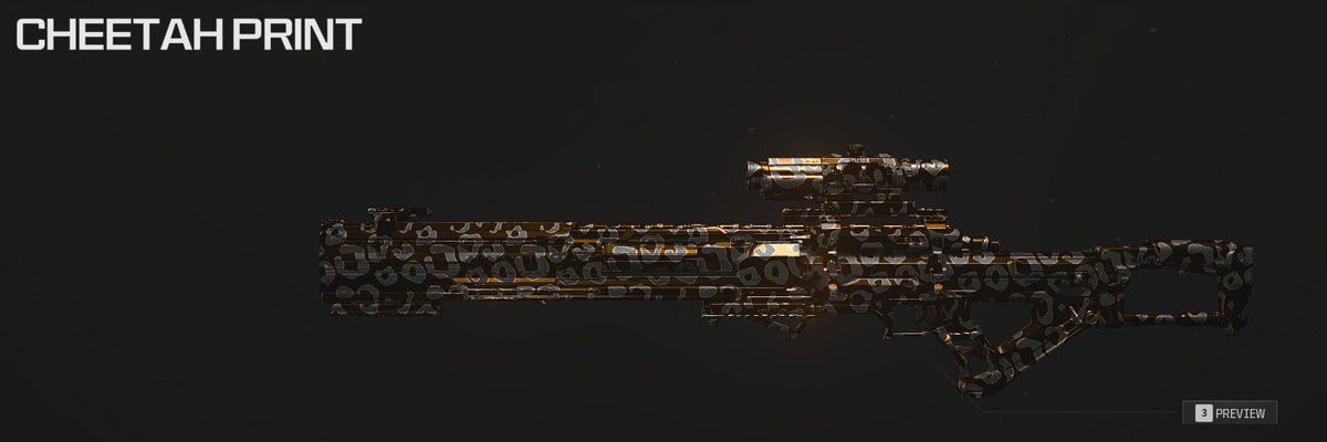 charlieINTEL's tweet photo. Spend $100 or more on the official Call of Duty merch shop to get an exclusive Cheetah Print skin in MW3 or Warzone https://t.co/lLmrmNPmbw