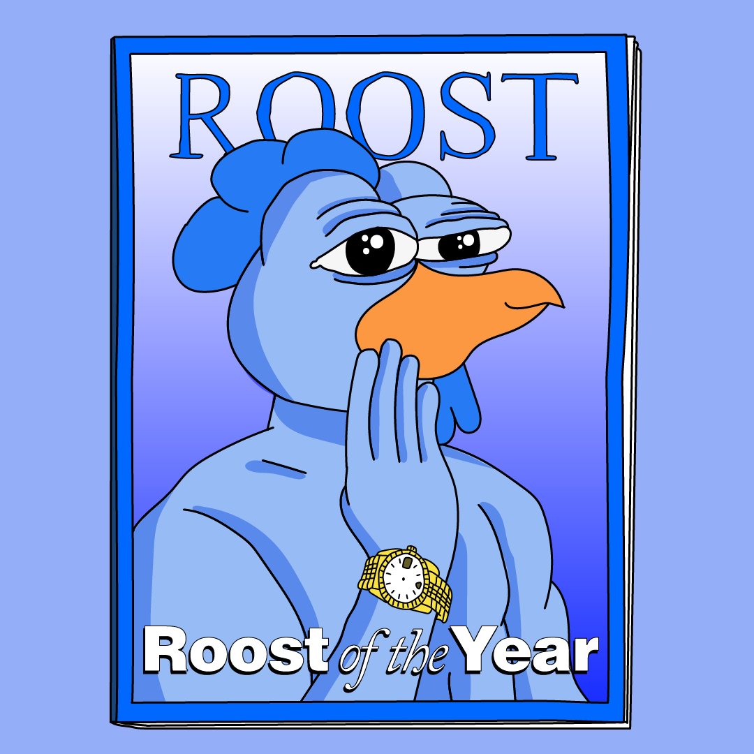 Thank you @RoostCoin for naming $ROOST as the 'Roost of the Year'.