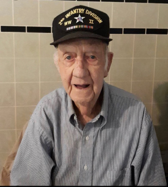 This is Stacey Caldwell. He's over 100. He stormed the beaches of Normandy carrying a mortar, fighting against a Nazi, fascist dictator. And now a 'news' network, an ex-President, 40+% of the country, and sitting Republican members of Congress, are pissing all over his legacy.