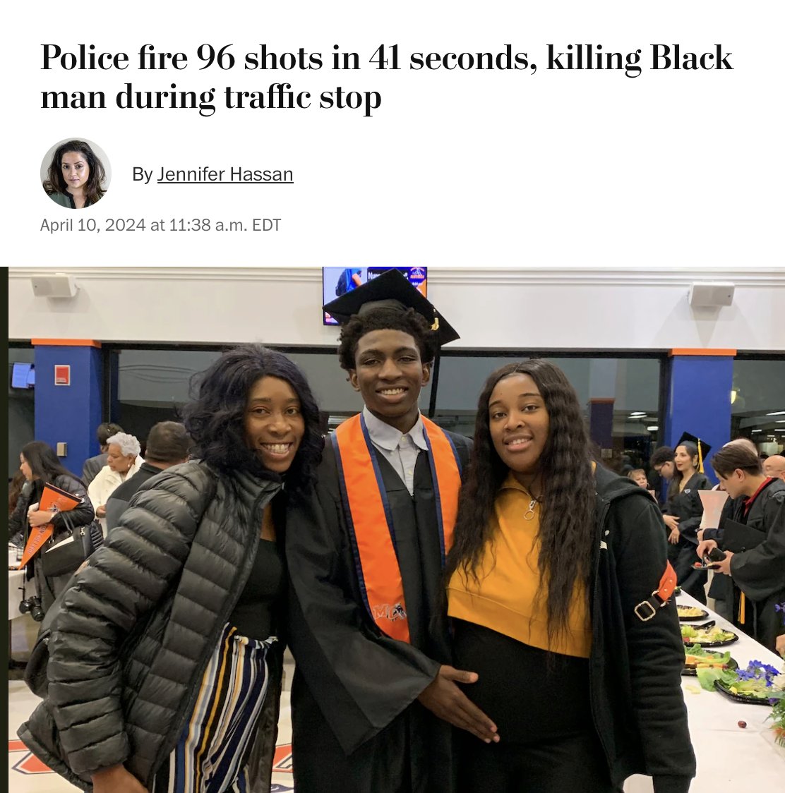 Biden promised George Floyd's family that he wouldn’t just become 'another hashtag.' Then he increased Trump's police funding and militarization, resulting in record-breaking cop m*rders. Four plainclothes cops just shot a black man ~100 times for not wearing a seatbelt.