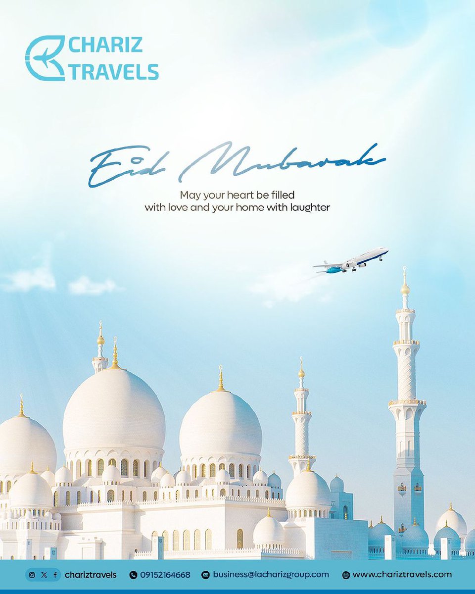 Wishing you a day filled with love, happiness and more adventures to come! Eid Mubarak🌙
.

#travel #immigration. #chariztravels #canadaimmigrationnews #ukvisa #usvisa #touristvisa #travel #immigration. #chariztravels #canadaimmigrationnews #ukvisa #usvisa #touristvisa #studyabr
