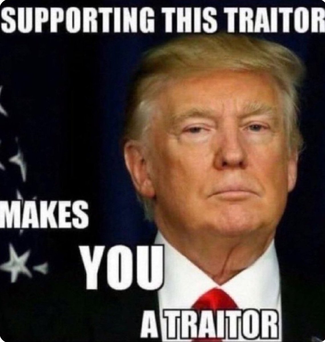 The People's President is not this traitor. #TrumpForPrison2024