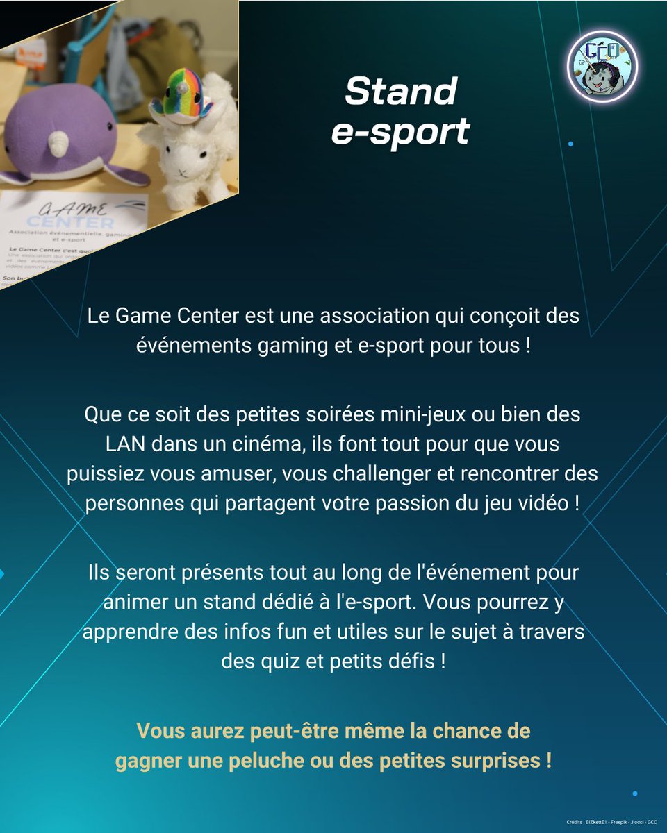 occilan's tweet photo. Le Game Center sera présent tout au long de l'OcciLan pour animer un stand ! 
Au programme, quiz et défis pour apprendre des infos fun et utile !

🗓️ du 12 au 14 avril
📍 Bâtiment U1 - Université Toulouse - Paul Sabatier

#esports #gaming #toulouse #lan #tournoi #LeagueOfLegends https://t.co/JtyawbosVP