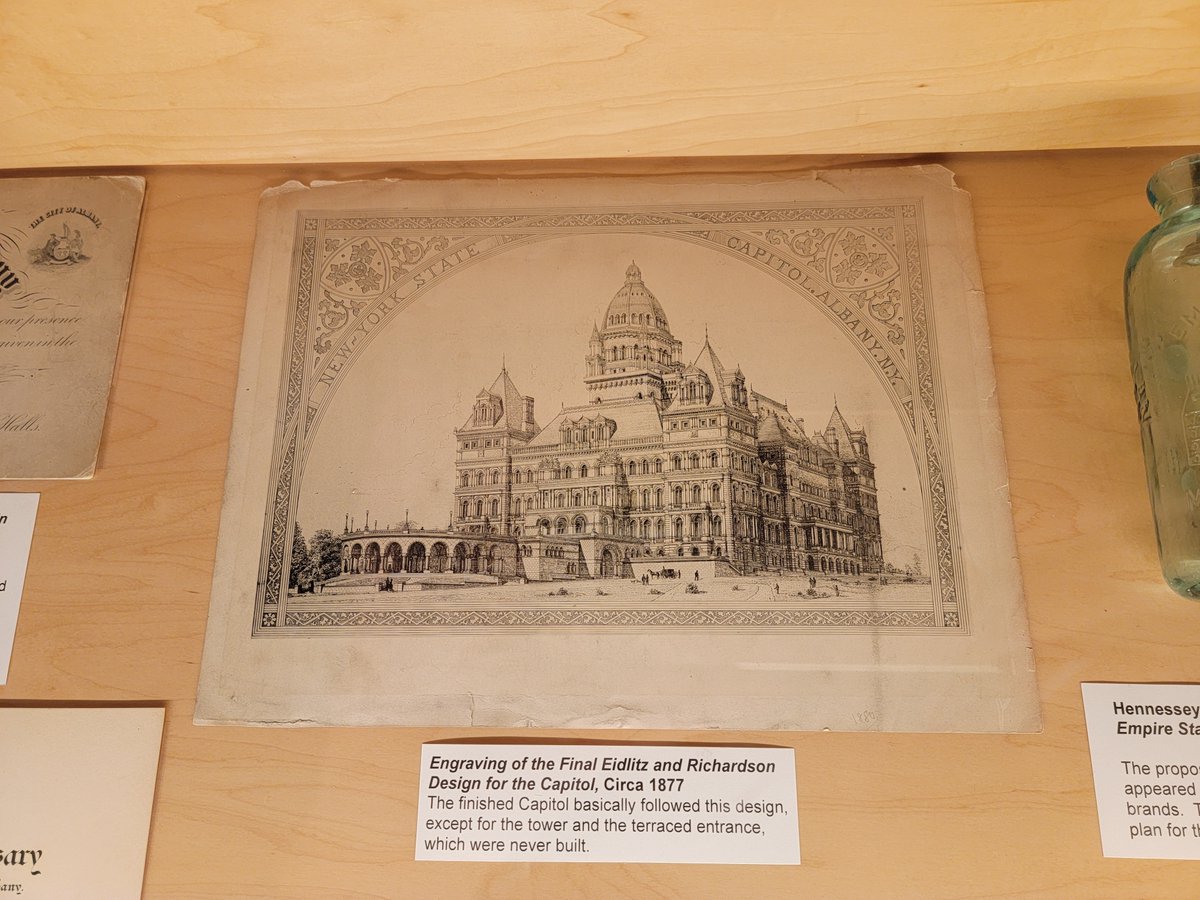 Is it possible to have architecture FOMO? The NYS Capitol is one of the few capitol buildings in the nation without a tower or dome, but that was not the original intention. The Tower That Never Was Exhibit 📍NYS Capitol | 2nd Floor 🕖 Mon-Fri 7AM-7PM 🔗empirestateplaza.ny.gov/tower-never-was