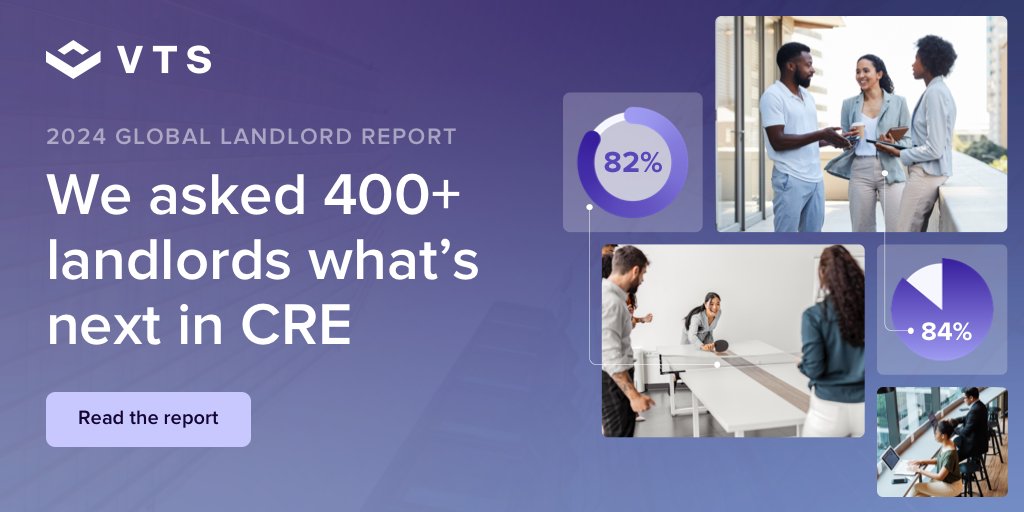 We are excited to share our fifth annual VTS Global Landlord Report! 🎉

We asked over 400 landlords about the future of CRE. Here’s what they told us–and what it means for you. 

👉 Get the full report: view.ceros.com/vts/global-off…