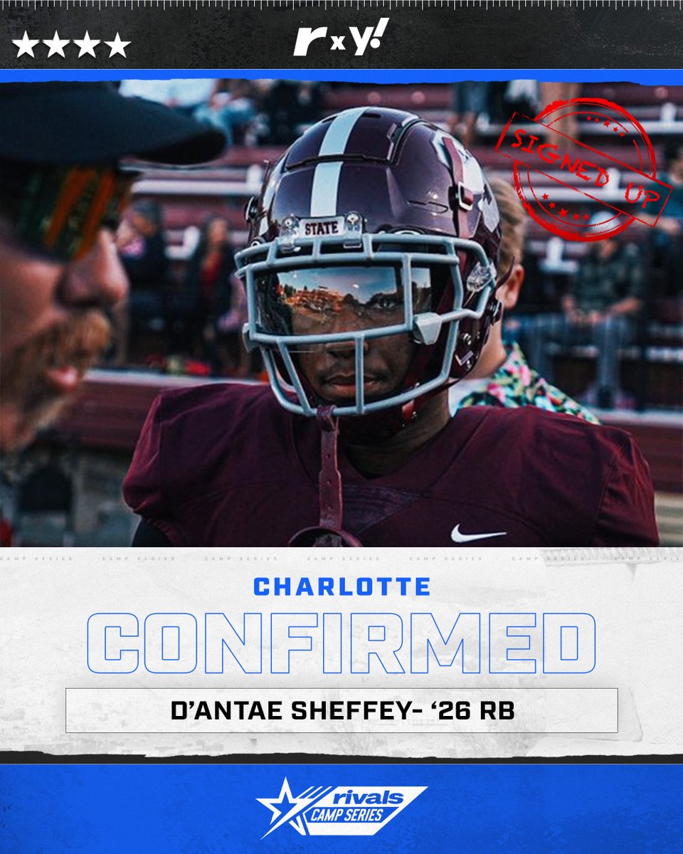 🚨CONFIRMED✍️ 4🌟 D'Antae Sheffey is signed up and ready for April 14th🔥💪 @RivalsFriedman | @adamgorney | @WilsonFootball | @TeamVKTRY | @ncsa